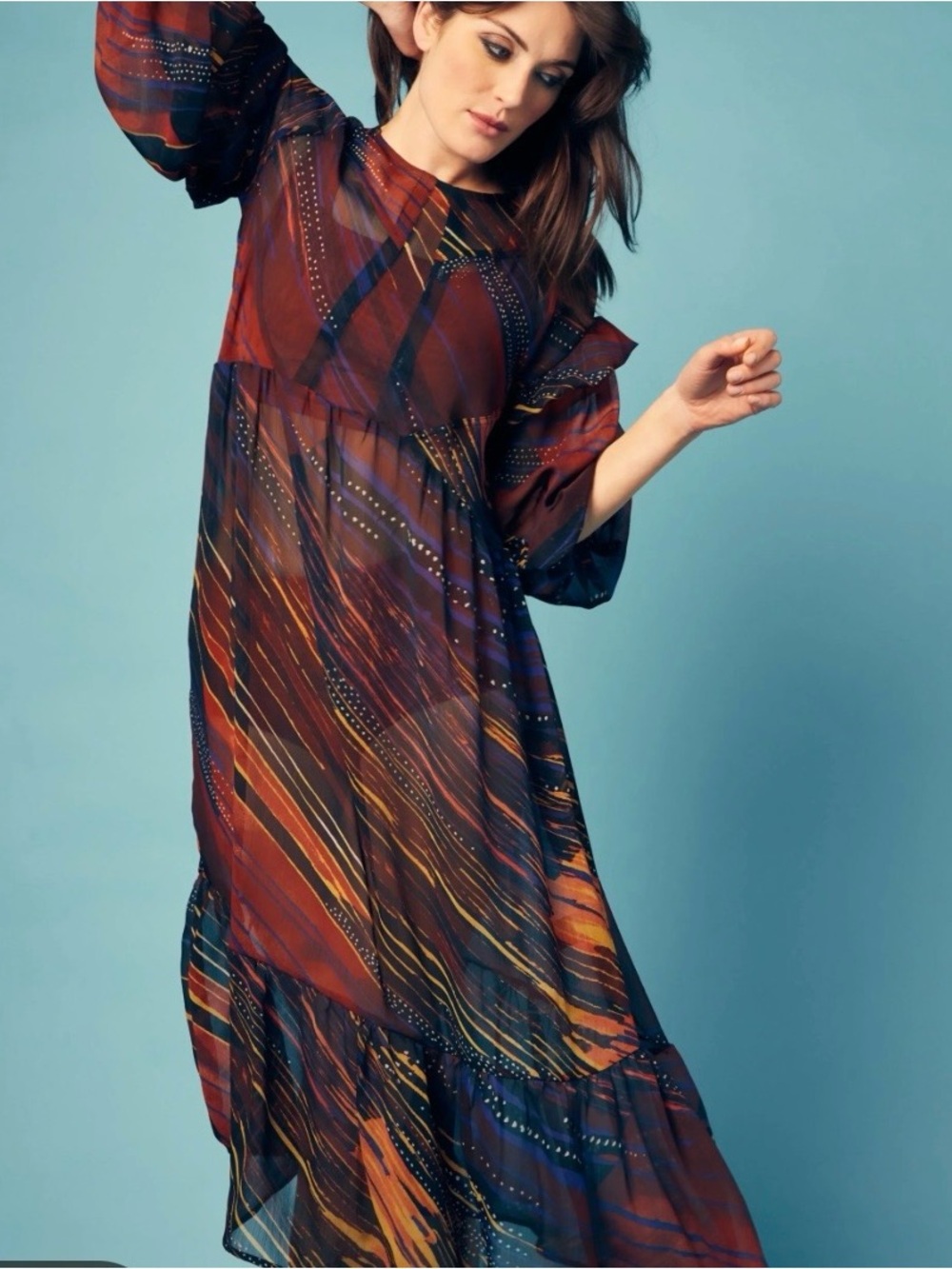 Designer Sheer dress.  Medium